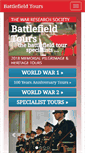 Mobile Screenshot of battlefieldtours.co.uk